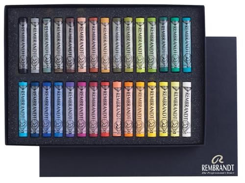 Rembrandt Pastels Doux Set Sélection Générale 30 Couleurs
