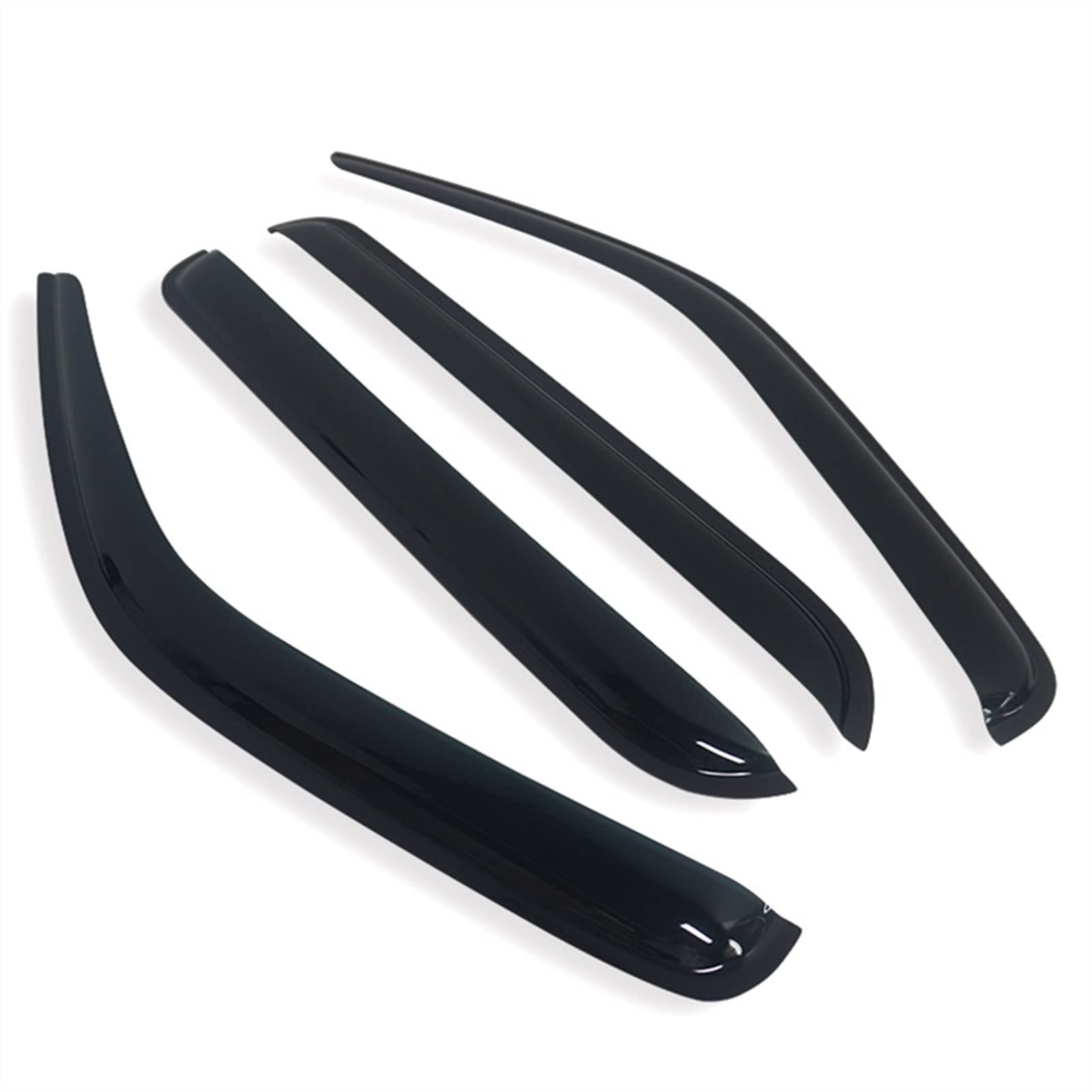Déflecteur de vitre pour Golf MK3 HB 1991-1996 - Visière de voiture noire 4 pièces