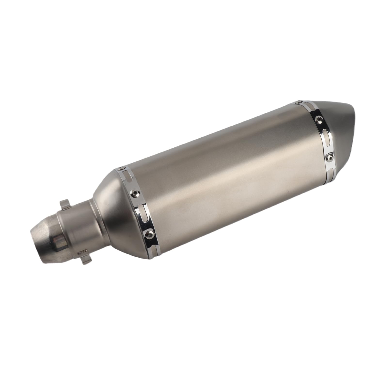 Motorrad-Schalldämpfer-Auspuffrohr Edelstahl Kohlefaser Universell 38-51 mm Rohre