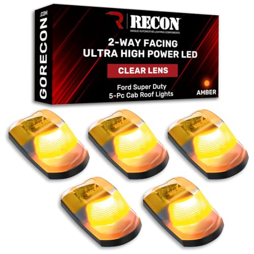 Juego de 5 luces LED para techo Super Duty 2017-2022 miniatura 1