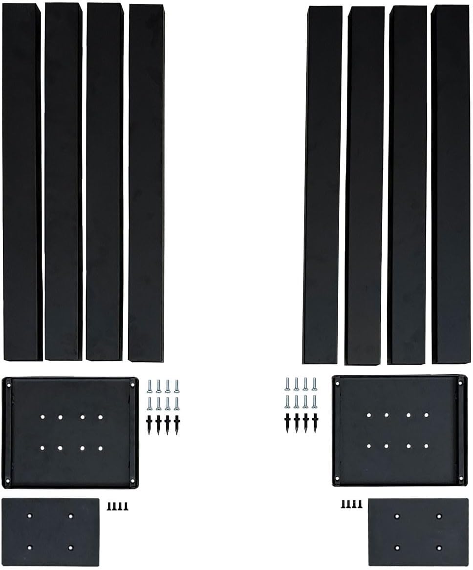 Pangea Audio DS400 All Steel Heavy Duty Floor Bookshelf Speaker Stands 120 lbs Capacity Pair 20 Inch