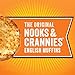 Thomas’ Original English Muffins, 6 Count, 13 Oz Package of English Muffins