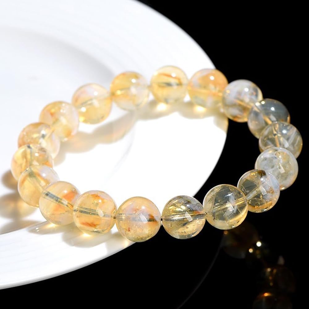 Amazon | [UNI STONE] エンジェルラダーシトリンブレスレット 8-9mm 11