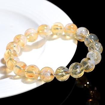 Amazon | [UNI STONE] エンジェルラダーシトリンブレスレット 8-9mm 11