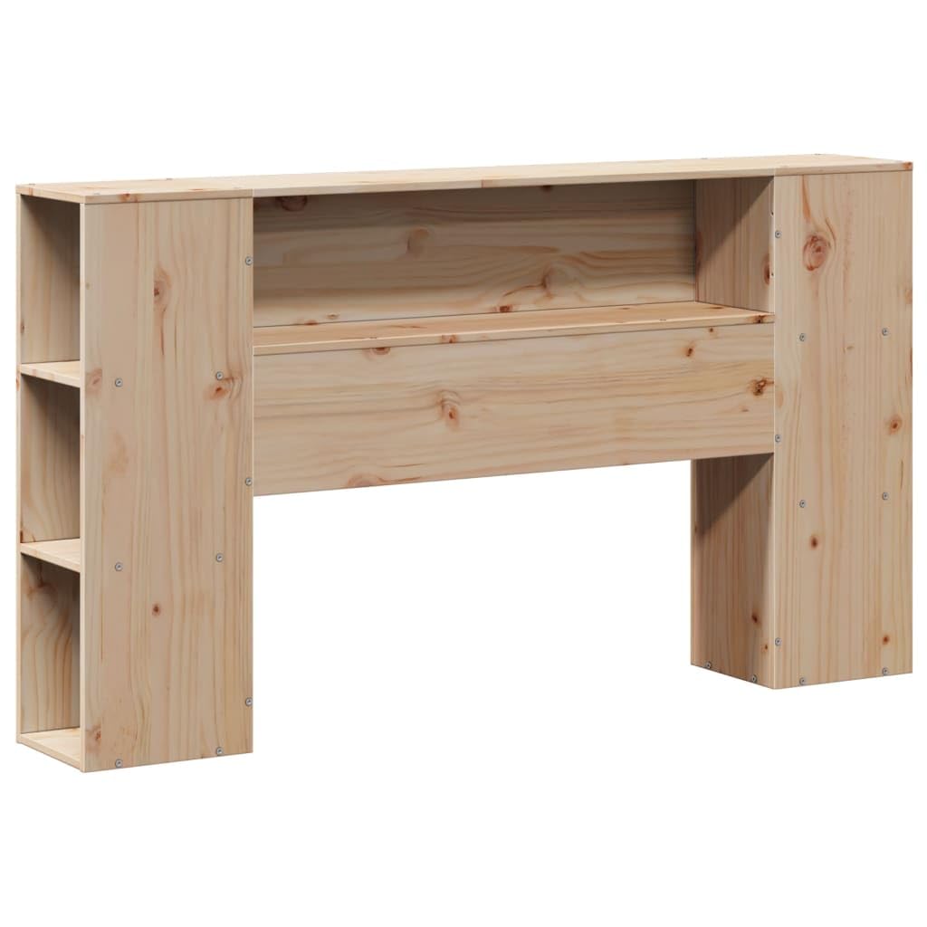 vidaXL Cabecero de Cama con almacenaje Madera Maciza de Pino 160 cm, cabecero de Cama, cabecero de Madera Maciza, cabecero con Compartimentos