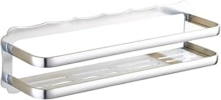 Montowana naścienna Półka łazienkowa Brak wiercenia Prysznic Aluminium Organizator Caddy Storage Koszyk Przechowywanie (Size : 40CM)