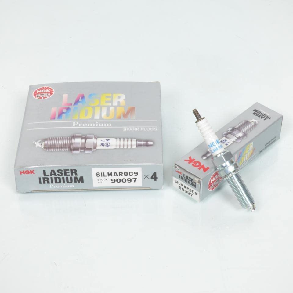 Bujía de Encendido NGK para Scooter Honda 125 Forza 2015A 2016 SILMAR8C9/ 90097/ 31917K40F01/ En 4 Nuevo