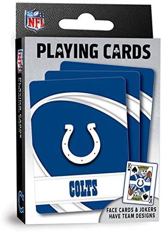 MasterPieces Family Games - NFL Indianapolis Colts Playing Cards - Officially Licensed Playing Card Deck For Adults, Kids, And Family