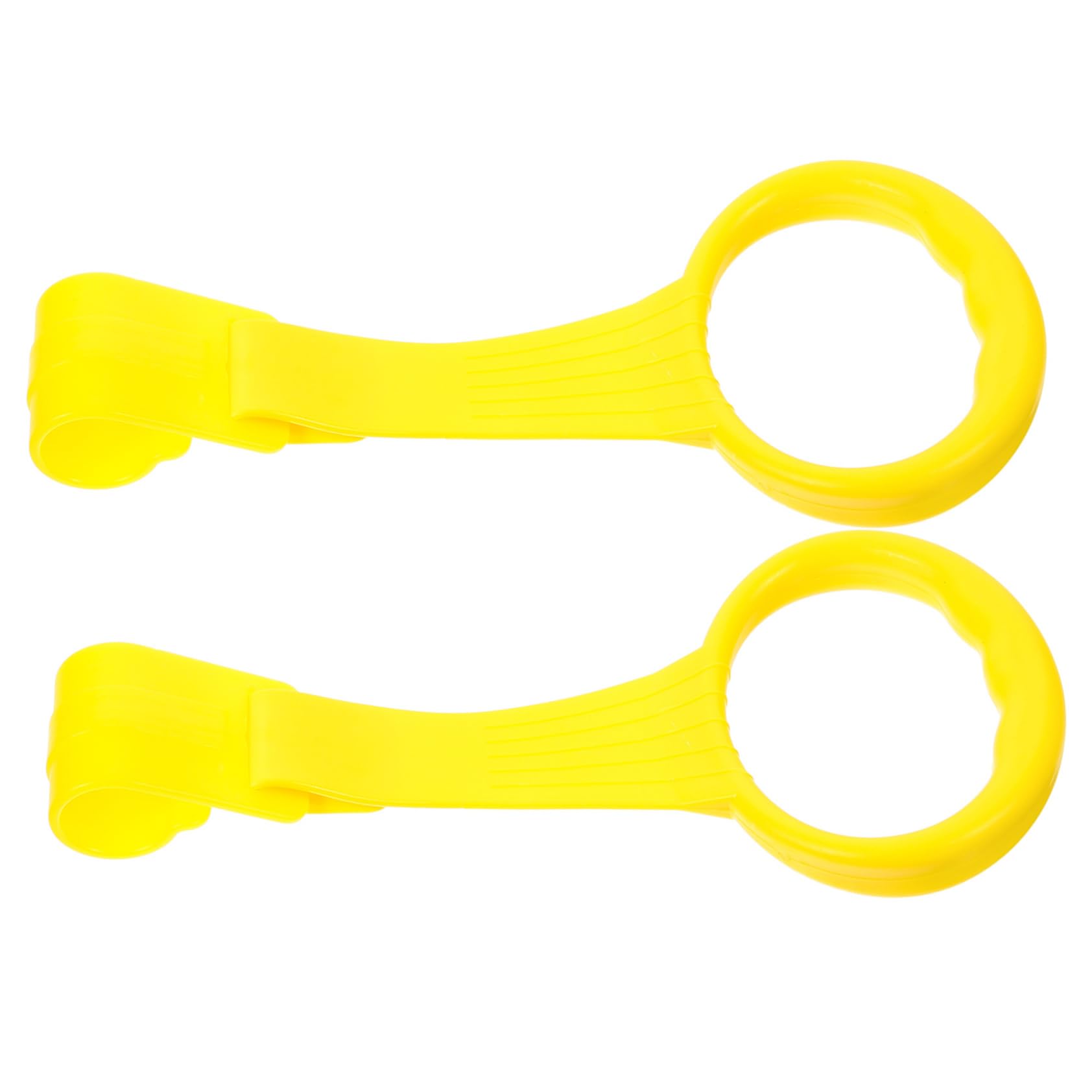 Toyvian Baby Bed Stand up Rings Safety Hanging Rings for Walking Exercise Plastic Material