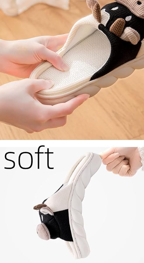 Amazon.com | Cow Sandal Cow Slippers Slides Linen Cute Y2k Amazon.com | Cow Sandal Cow Slippers Slides Linen Cute Y2k