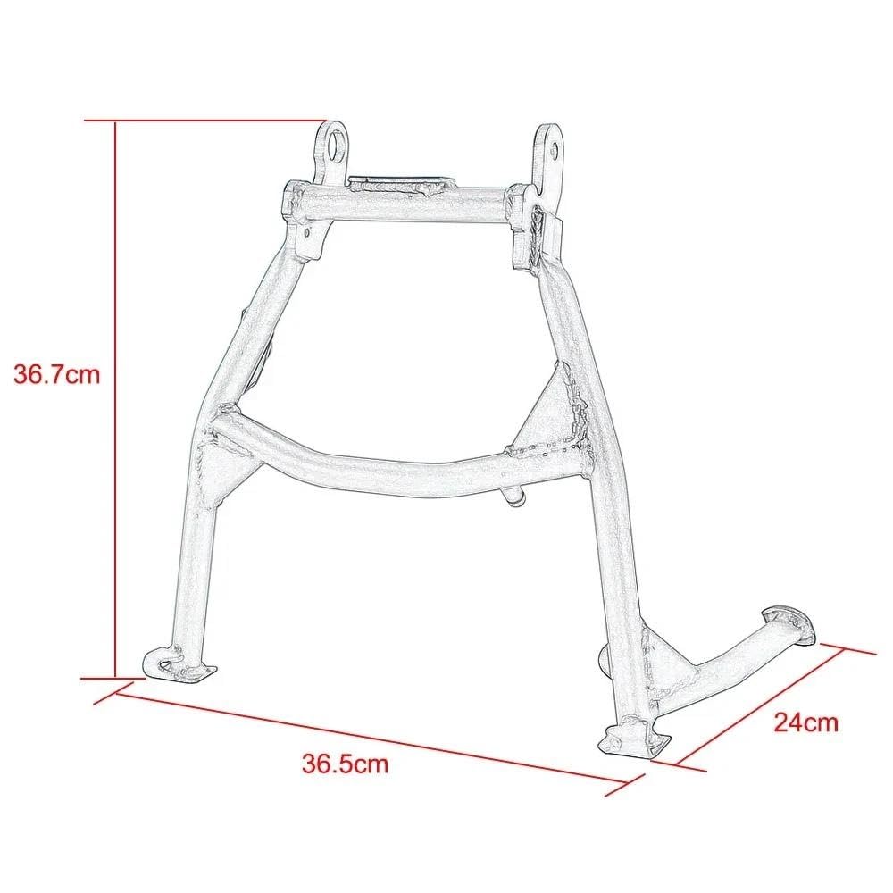 Portapacchi per CRF1000L Cavalletto Centrale Supporto per Cavalletto Centrale Parcheggio per CRF 1000L per Africa per Twin 2016-2019 Moto Portapacchi Posteriori