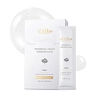 d'Alba Pacchetto Maschera da Notte al Tartufo Bianco Italiano Waterfull Vegano