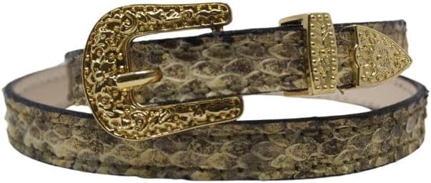 RattleSnake Hat Band, Exotic Leather Hat Band, Toquilla, (1/4'') Western Hat Band