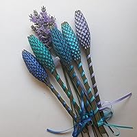 Algopix Similar Product 12 - Lavender Gift Set 5 Wands Fragrant