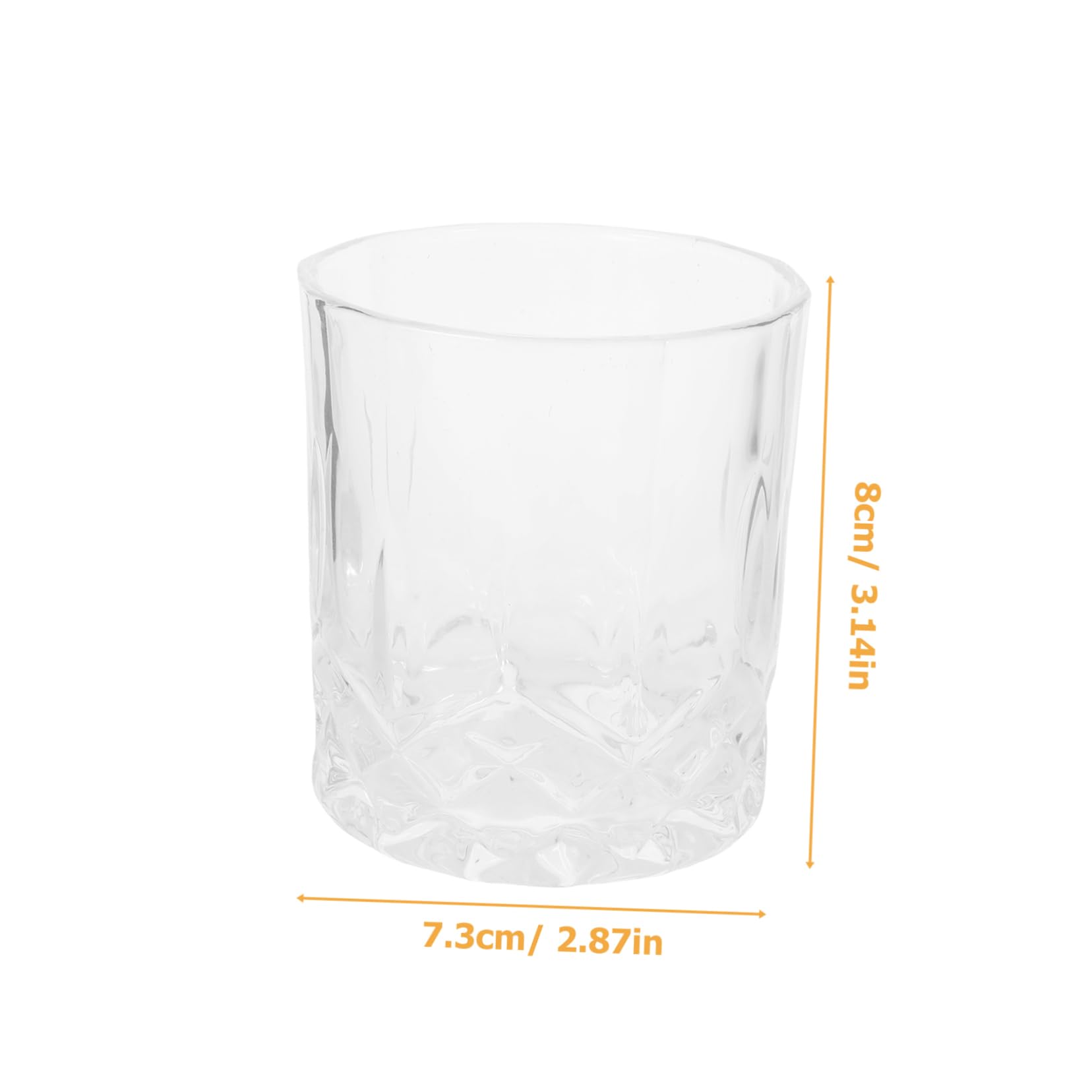 Mipcase 4 piezas Vasos de Whisky de Vidrio de Copa de Vino para Bebidas Elegantes Hogar y Bar