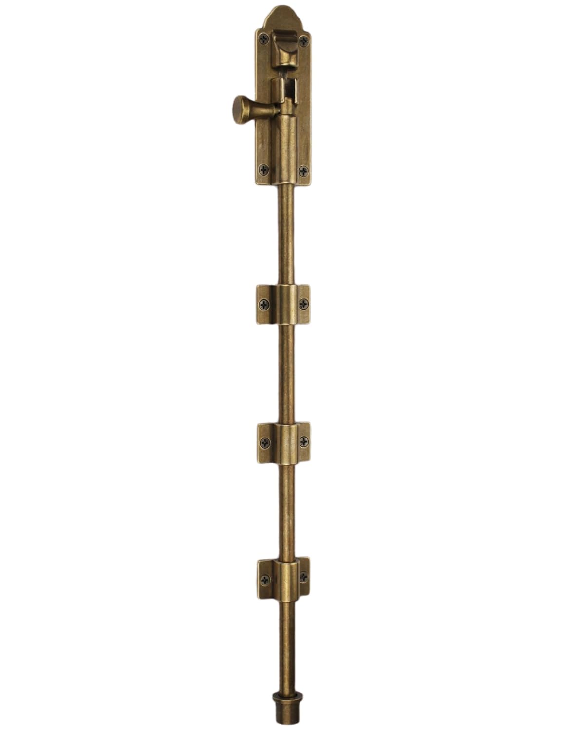 Heavy Duty Cane Bolts for Gates Oil Rubbed Bronze,Drop Bolts for Gates,Garage Bolts Solid cast Copper Choose Bilyglewarwof(10inch)