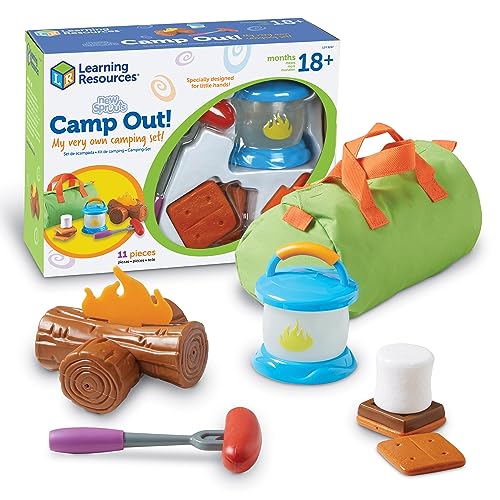 Learning Resources New Sprouts Camp Out! My Very Own Camping Set - 11 Pieces, Ages 18+ Months, Toddler Outdoor Toys, Prentend and Play, Gift for Birthday by Learning Resources - Used condition - US$14.76