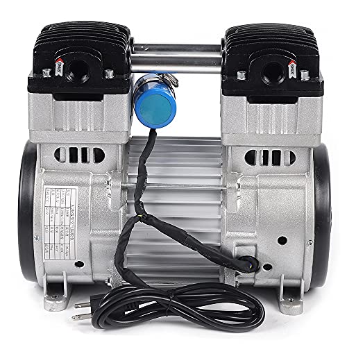 MSAIERPLR Oil-Free Vacuum Pump Oilless Diaphragm Vacuum Pump Oil Free Oilless High Flow Vacuum Air Pump 110V 1100W Small Diaphragm Mute Pump for Fully Automatic Laminating Machine