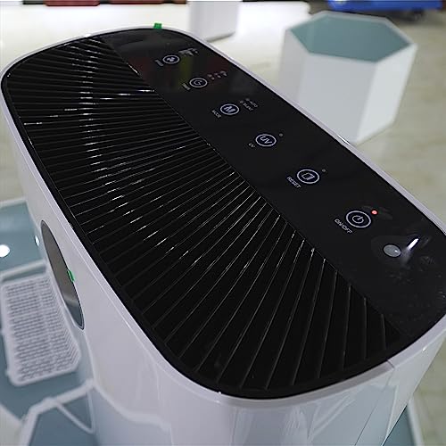 Marreal AP3001B HEPA Luftreiniger bis 60m², ultraleise, mit Feinstaubsensor, Partikelanzeige, Nachtmodus und 6 Stufen Reinigung, Weiß-3