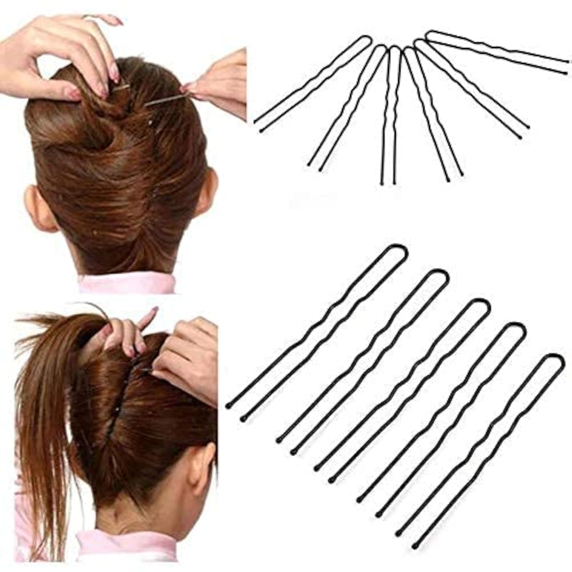 Combo of Bobby Hair Pins 50-Pcs Set