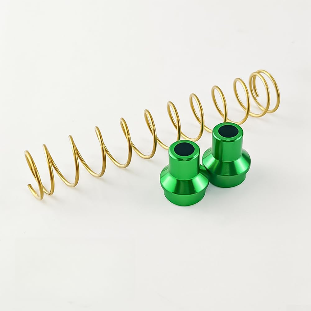 Universelle Bremsfeder Edelstahl für Motorräder Einfach Montieren(green) | Pufferfunktion, schützt Bremsleitung, hitzebeständig, langlebiges Design