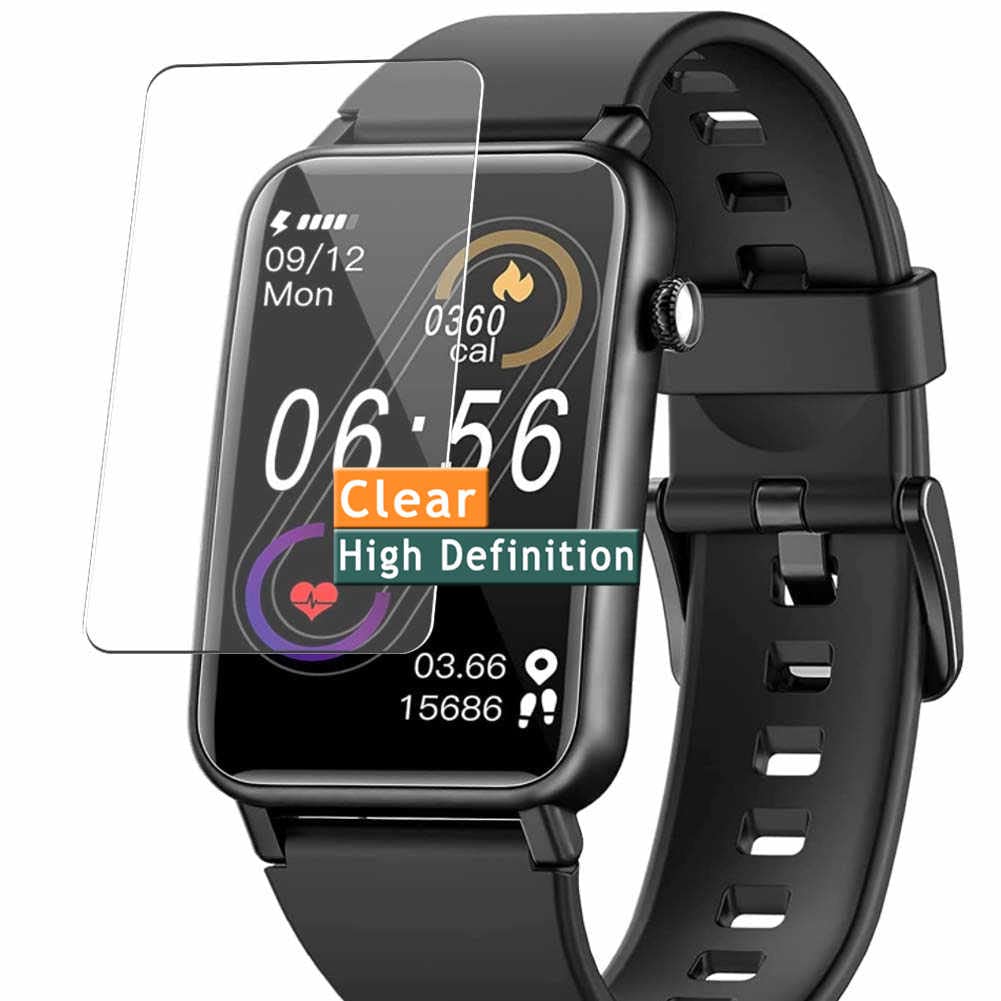Vaxson3-Pack Screen Protector, compatible with CatShin NAIXUES ZX17 smartwatch Smart Watch, TPU Guard Film Protectors Sticker [NOT Tempered Glass] New