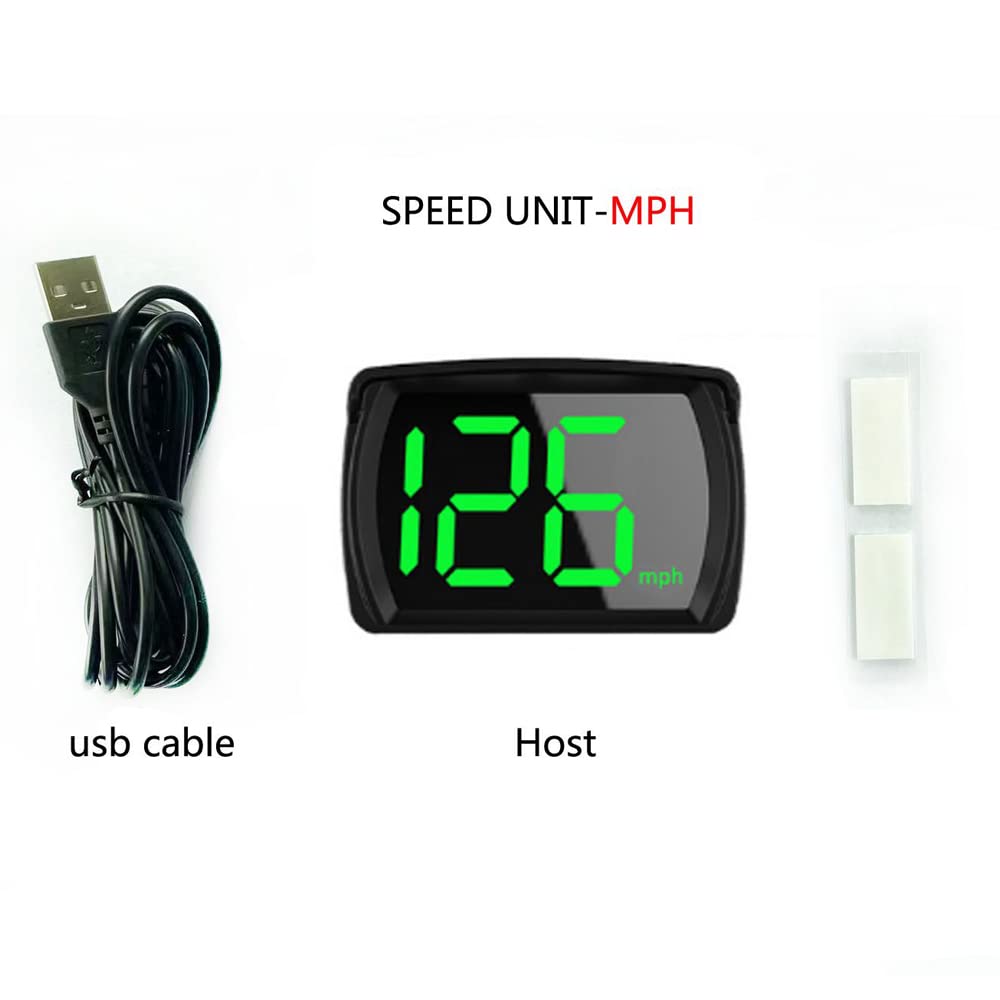 Head-up Display Per Auto OBD+GPS - Display Di Velocità, RPM, Temperatura, Per Tutte Le Auto, Con Rilevamento Automatico Luminosità