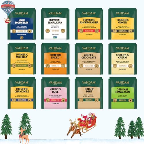 Vahdam 810131830960 Limited Edition - Advent Calendar 2024 Tea Bags Folding Gift Set | 24 Unique Flavors - Holiday Gift Box | Christmas Advent Calendar 2024 For Adults thumb #6