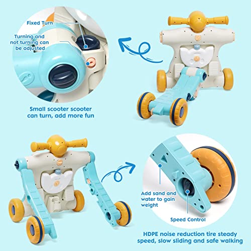 Baby Walker 3 in 1 Sit-to-Stand Baby Learning Walkers for Boys Girls Toddlers Infants 12M+, Educational Baby Walker Push Toy with Music Activity Center - Image 6