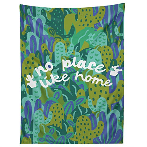 Image of Society6 Doodle by Meg No Place Like Home Tapestry, 50 in x 60 in, Multi