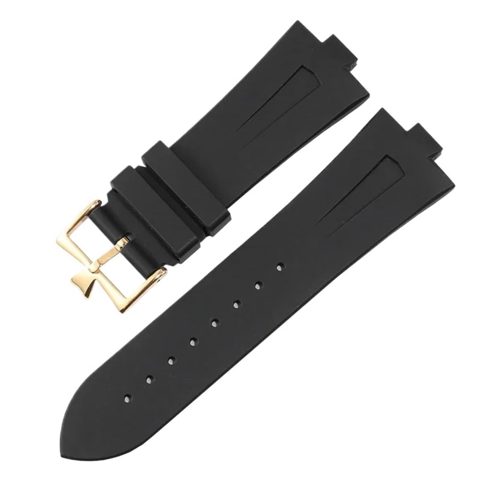 Bracelet Vacheron Constantin Overseas silicone noir-or pour un style sport chic