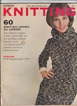 Paperback Vogue Knitting , Fall and Winter, 1964 Book