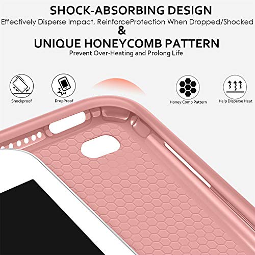 Image of DuraSafe Cases for iPad mini 5th 4th 3rd 2nd 1st Generation Cover A2133 MUQY2HN /A MUQW2HN /A MUQX2HN /A A1538 MK6K2HN /A MK6J2HN /A MK6L2HN /A A1599 MGNV2HN /A MGYE2HN /A MGNR2HN /A A1489 - Rose Gold