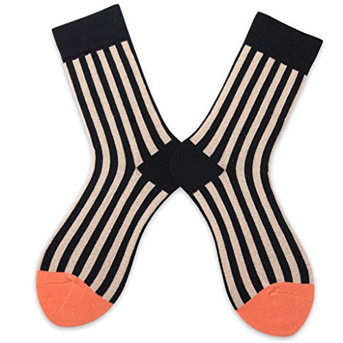 Socks 1 Pair Strip Socks Vertical Striped Printing Street Style Hosiery for Men Women4