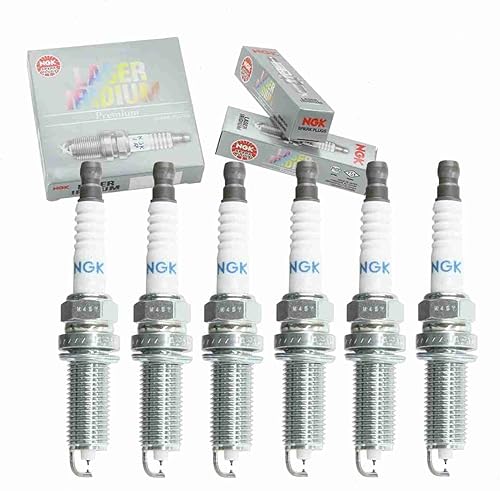 6 bujías de iridio láser NGK compatibles con Nissan 370Z 3.7L V6 2009-2010