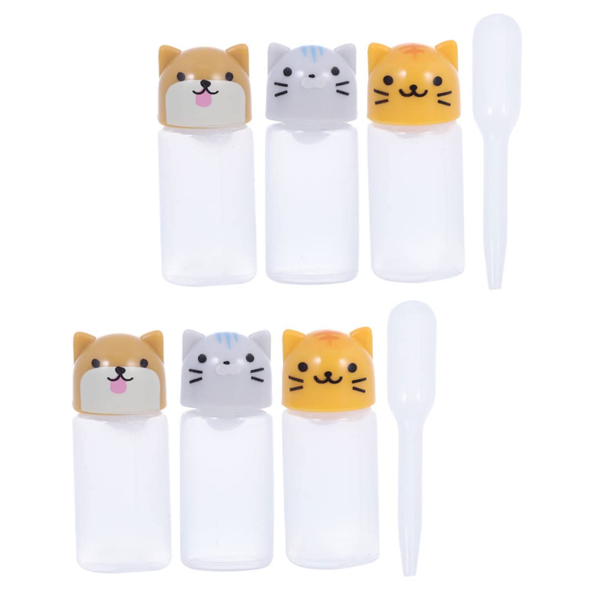 BESTonZON 2 Sets Sauce bottling squeeze bottles for sauces ketchup dispenser bottle condiment bottles mini bottles mini squeeze bottles Picnic Seasoning Bottles plastic lunch box portable