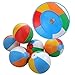 12 Pack Beach Balls Inflatable Pool Toys for Kids, Rainbow Color Summer Water Toy Indoor Outdoor Fun Play Game Activities, Birthday Party Favors, Hawaiian Tropical Theme Party Decorations