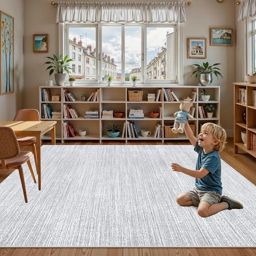 Tapis de salon lavable en machine pour éliminer les taches de la salle à manger - 5