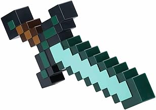 Minecraft Diamond Sword Light - Officially Licensed Merchandise, 3 Dynamic Light Modes with Sound Reaction, Gamer Room Decor and Collectible, USB or Battery Powered | Paladone