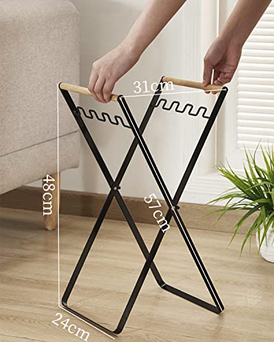 ゴミ袋&レジ袋スタンド 約W30×D24×H48cm 折りたたみ式 ゴミ袋ホルダー ダストボックス ダストスタンド ごみ箱 キッチン X型 角型 コンパクト 軽量 [2]