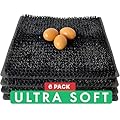 LUMERAM 6X Ultra Soft Washable Chicken Nesting Pads - Premium Food Grade Mats, 100% BPA Free, Durable & Easy to Clean