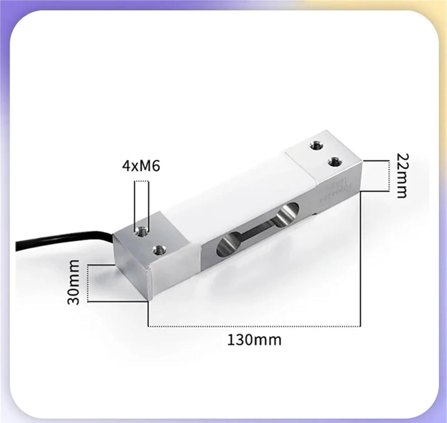 Single Point Weighing Sensor with Bracket and Indicator, Load Cell Suit with Rack Digital Display Controller Instrument(50KG Sensor Display)