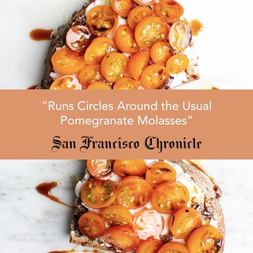 Just Date: Organic Pomegranate Syrup / 100% Natural / Organic Pomegranate Molasses / Healthy Alternative for Sugar, Honey or Maple / Low Glycemic Index & Packed with Nutrition / 8.8 oz Squeeze Bottle