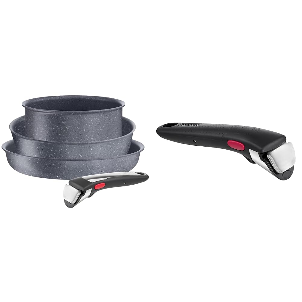 Poêles Tefal Ingenio Induction à Revêtement Antiadhésif et Poignée Amovible