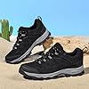 Unitysow Trekking Hiking Shoes Men’s Walking Shoes Low Rise Outdoor Camping Trainers Backpacking Climbing Sneaker,Black,8.5 UK #3