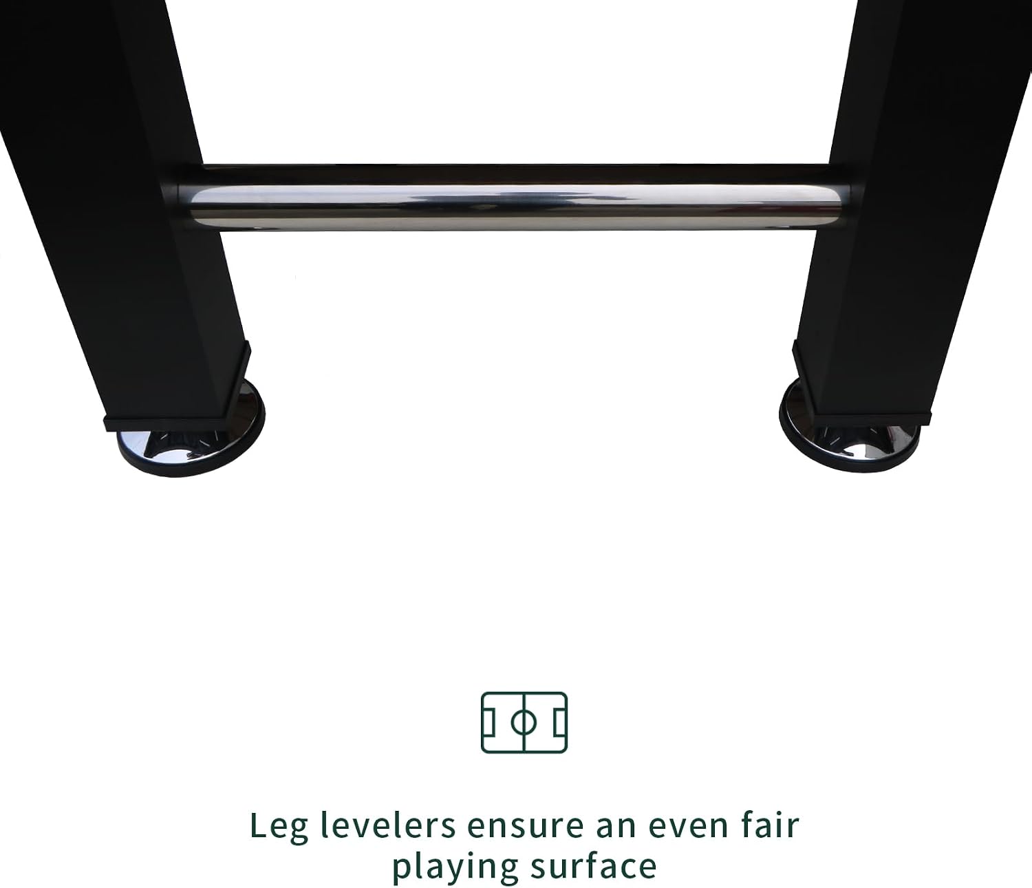 LKTART Foosball Table,Football Arcade Soccer Game Table for Offices Home Adult Kids with Leg Levelers & Heavy Duty Legs Balls 2 Cup Holders