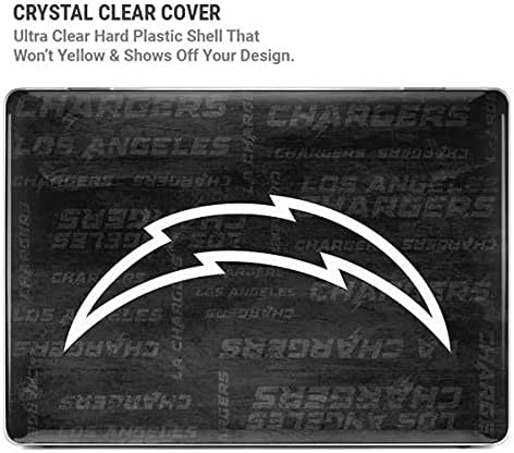 Skinit Case + Skin Compatible with MacBook Pro 16in (2019-20) - Officially Licensed NFL Los Angeles Chargers Black & White Design