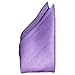Silk Lilac Herringbone Silk Handkerchief - Full-Sized 16
