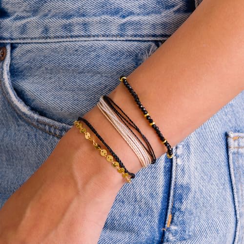 Pura Vida Bracelet Midnight Bracelet Stack, 3 Stackable Bracelets for Women3