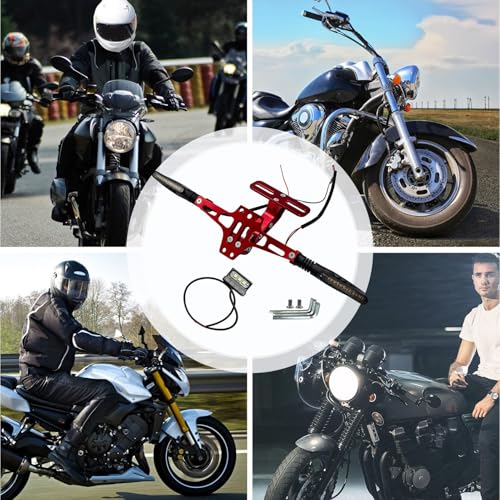 Eclairage de plaque d'immatriculation moto Teksome avec clignotants LED complet - 4